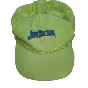 Vintage Jim Beam Neon Green/yellow Hat